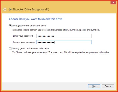 Unlock this drive