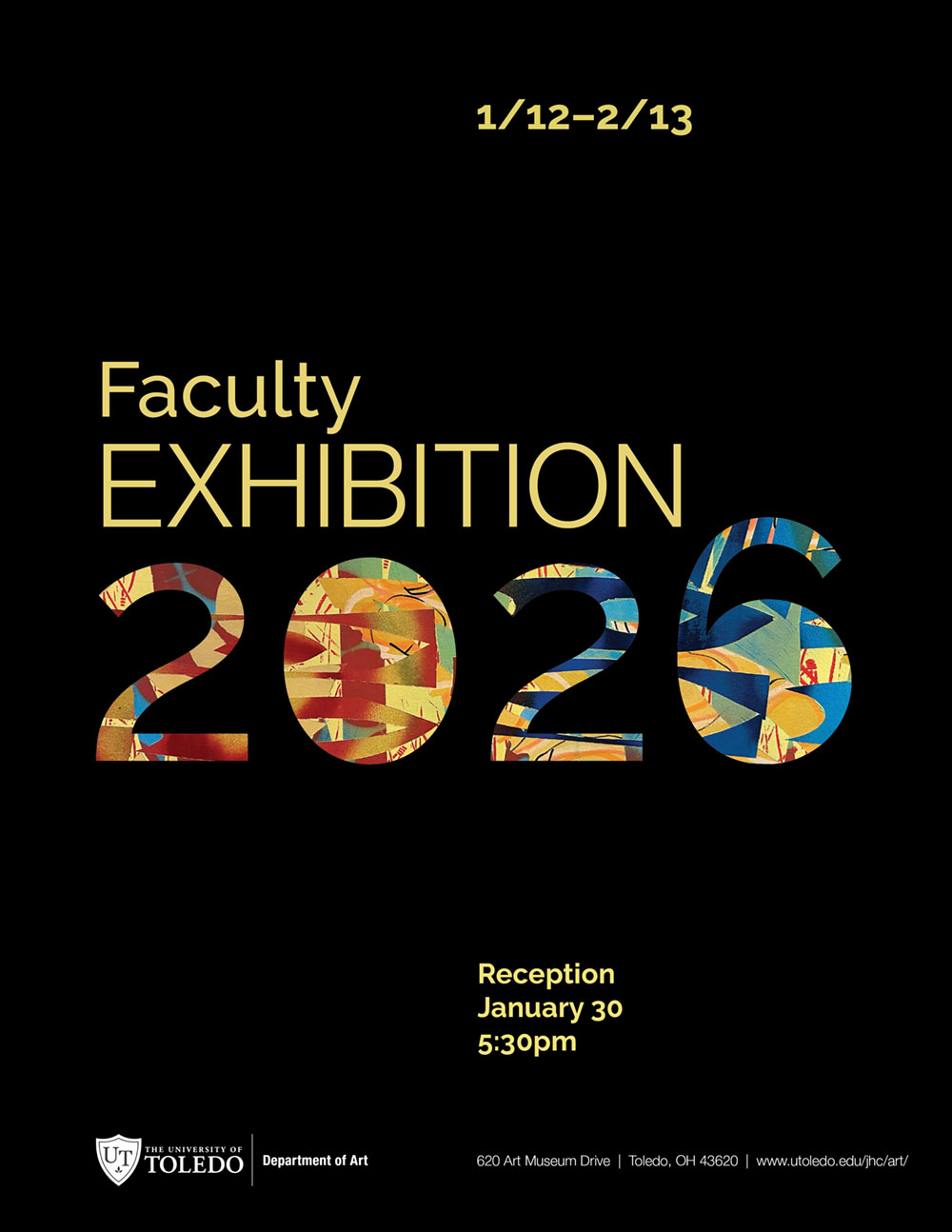 faculty exhibition poster