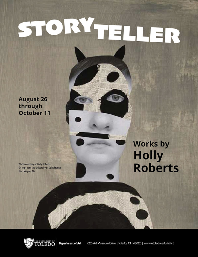 Holly Roberts Storyteller Exhibition Poster