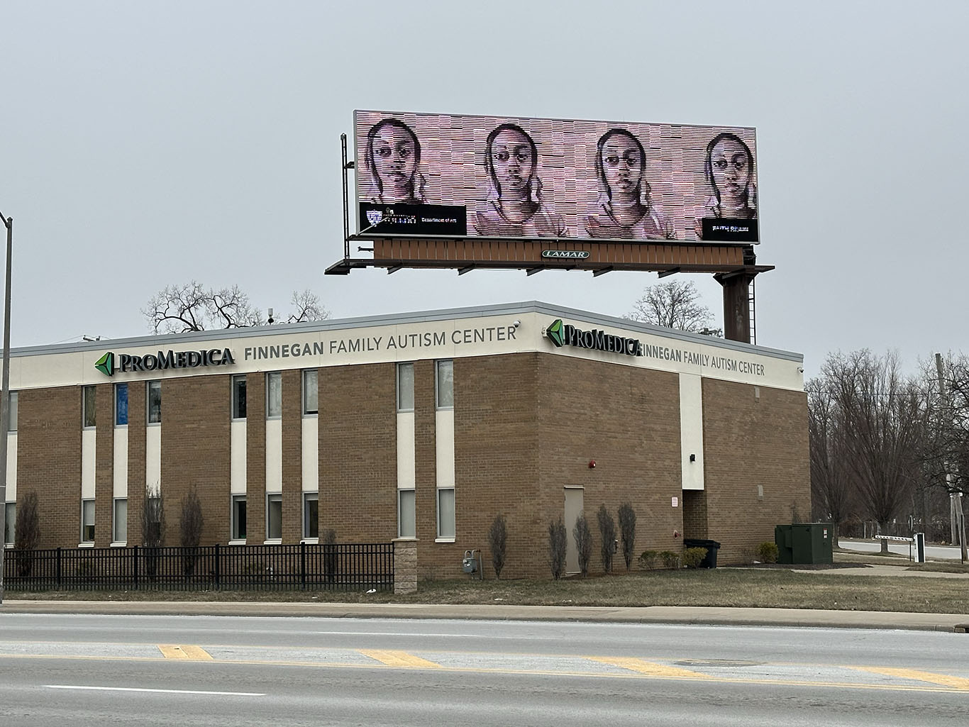 Image of a student billboard on display in 2025