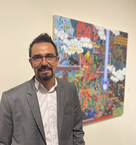 Dan Hernandez teaches drawing and painting as a professor in the Department of Art.