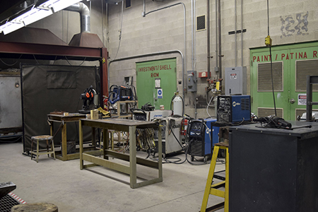foundry, forging and fabrication room