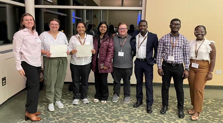 UToledo students and faculty at the regional AAG meeting