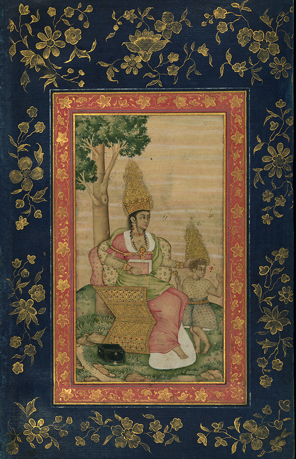 A painting of the Virgin Mary and Jesus Christ