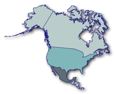 Map of North America