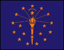 Indiana State Flag