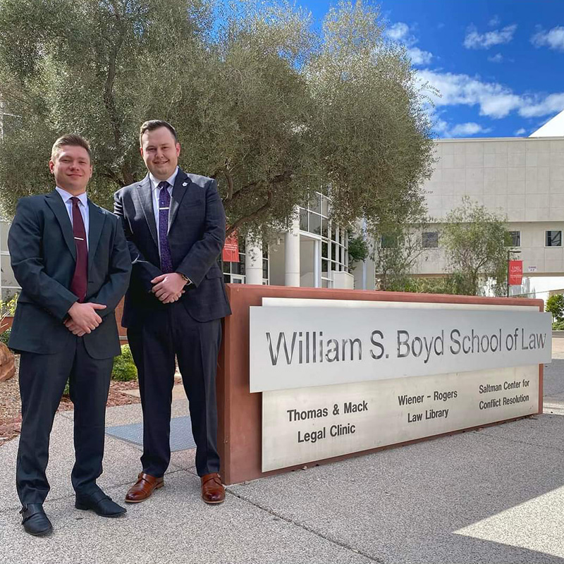 Stefanko & Henkel at Las Vegas Moot Court Competition