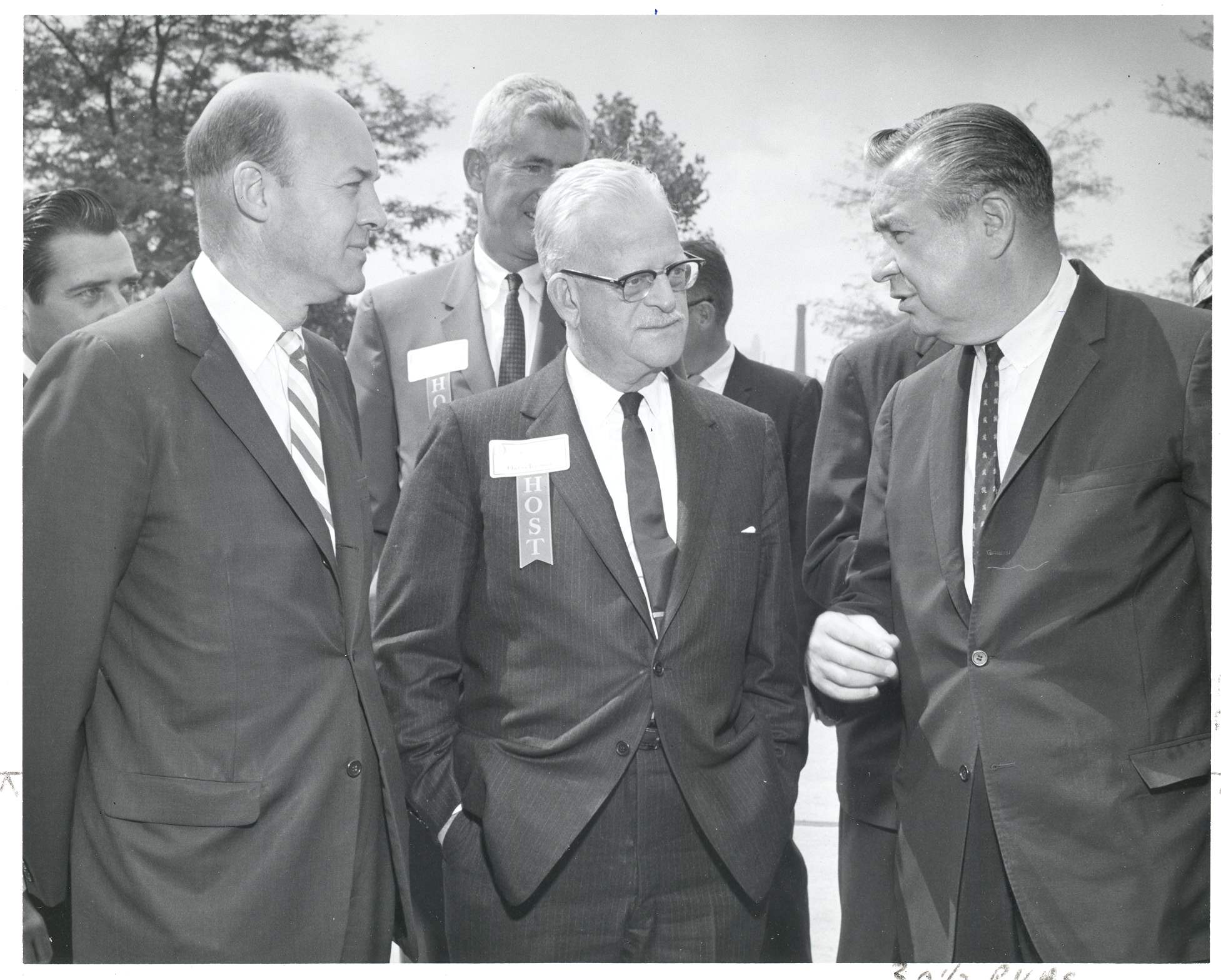 J. Preston Levis and Governor James Rhodes of Ohio in 1965