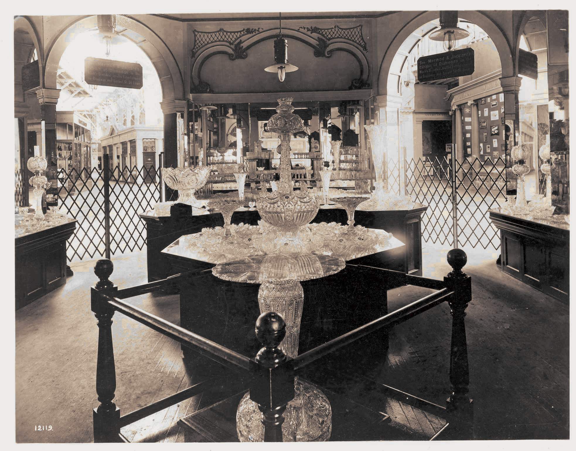 Libbey display at the 1904 World's Fair in St. Louis