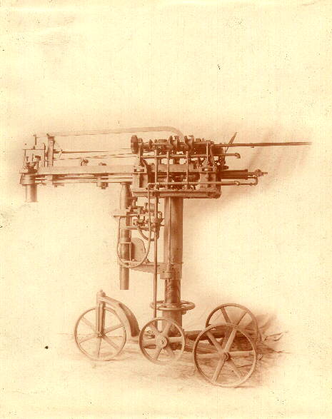 An early edition of the Owens Bottle Machine, courtesy of the Toledo-Lucas County Public Library