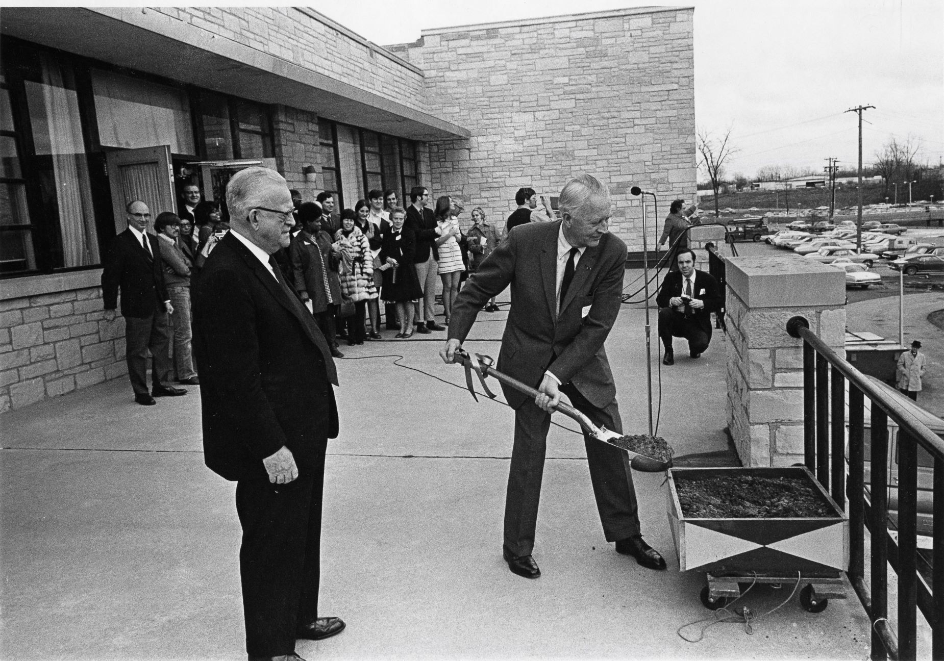Groundbreaking of Carlson Library Groundbreaking of Carlson Library