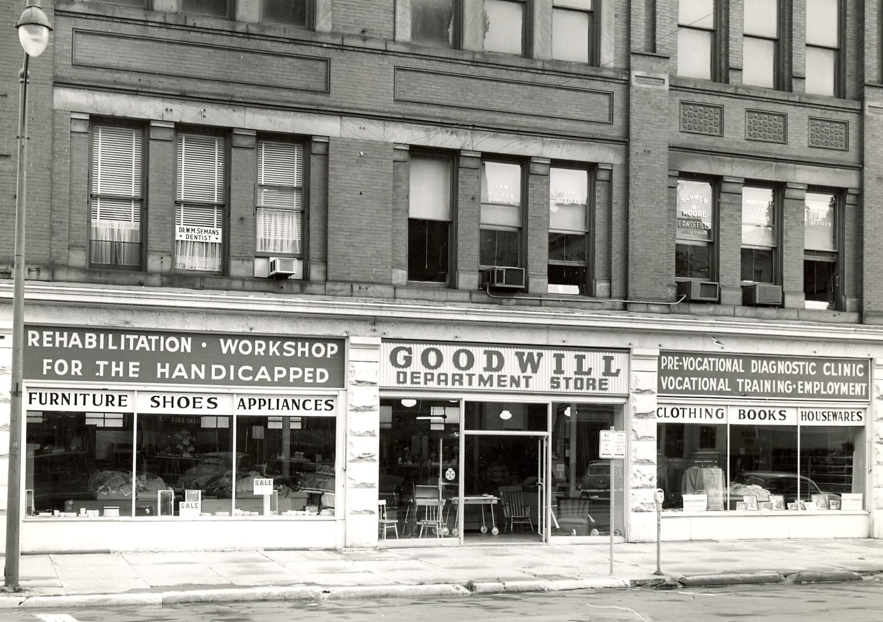 Disability History Exterior of Downtown Goodwill