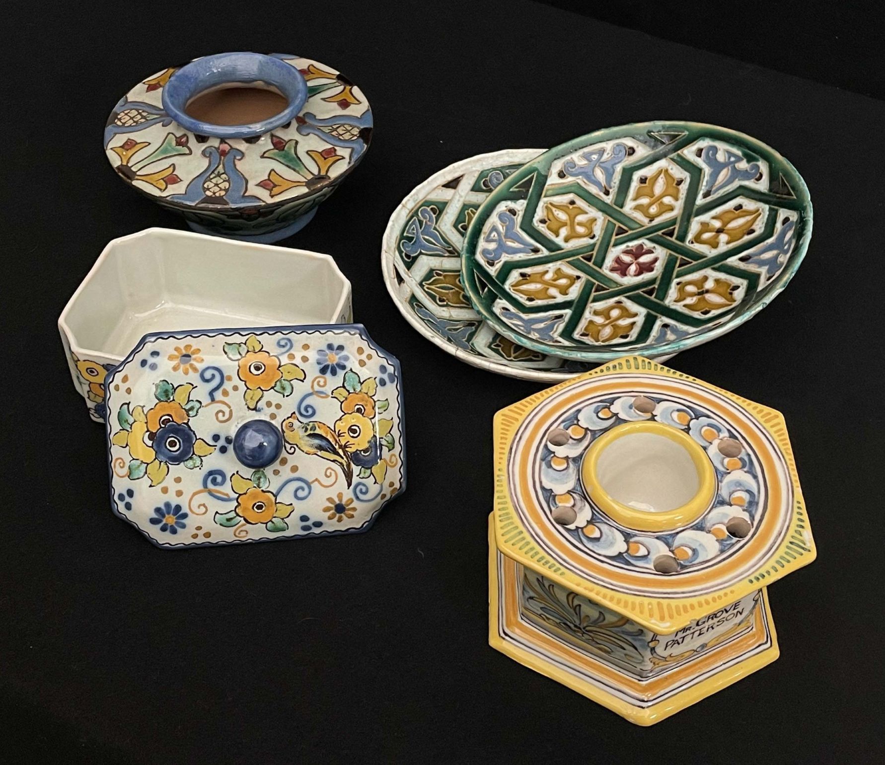 Ceramics on display