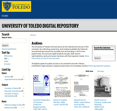 University of Toledo Digital Repository