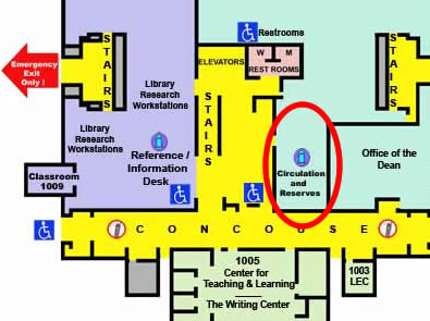 circulation desk map