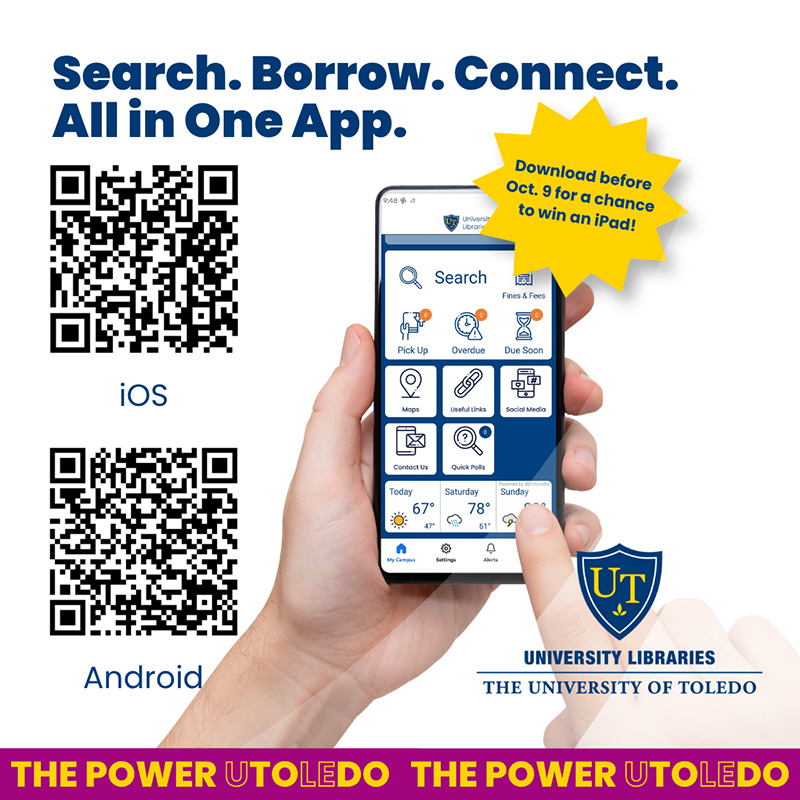 qr codes for app with image of app on phone in a hand