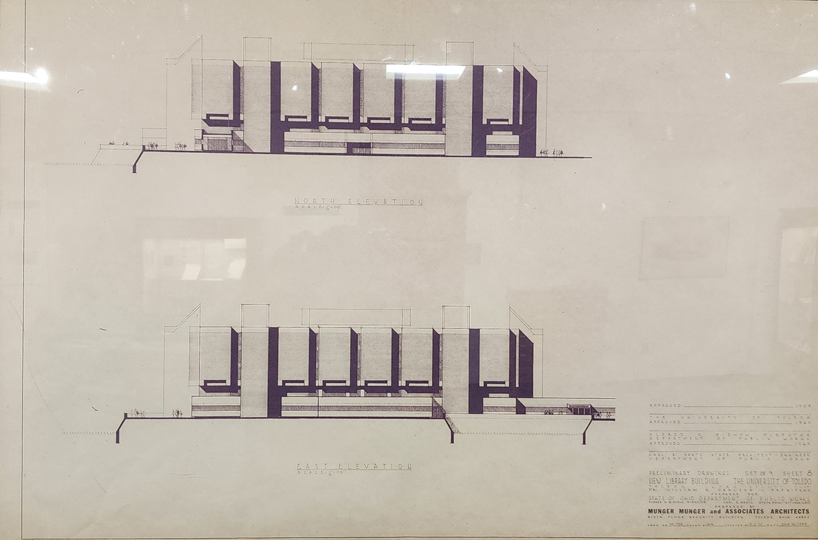 Preliminary Drawings, Set of 9, Sheet 8: East Elevation