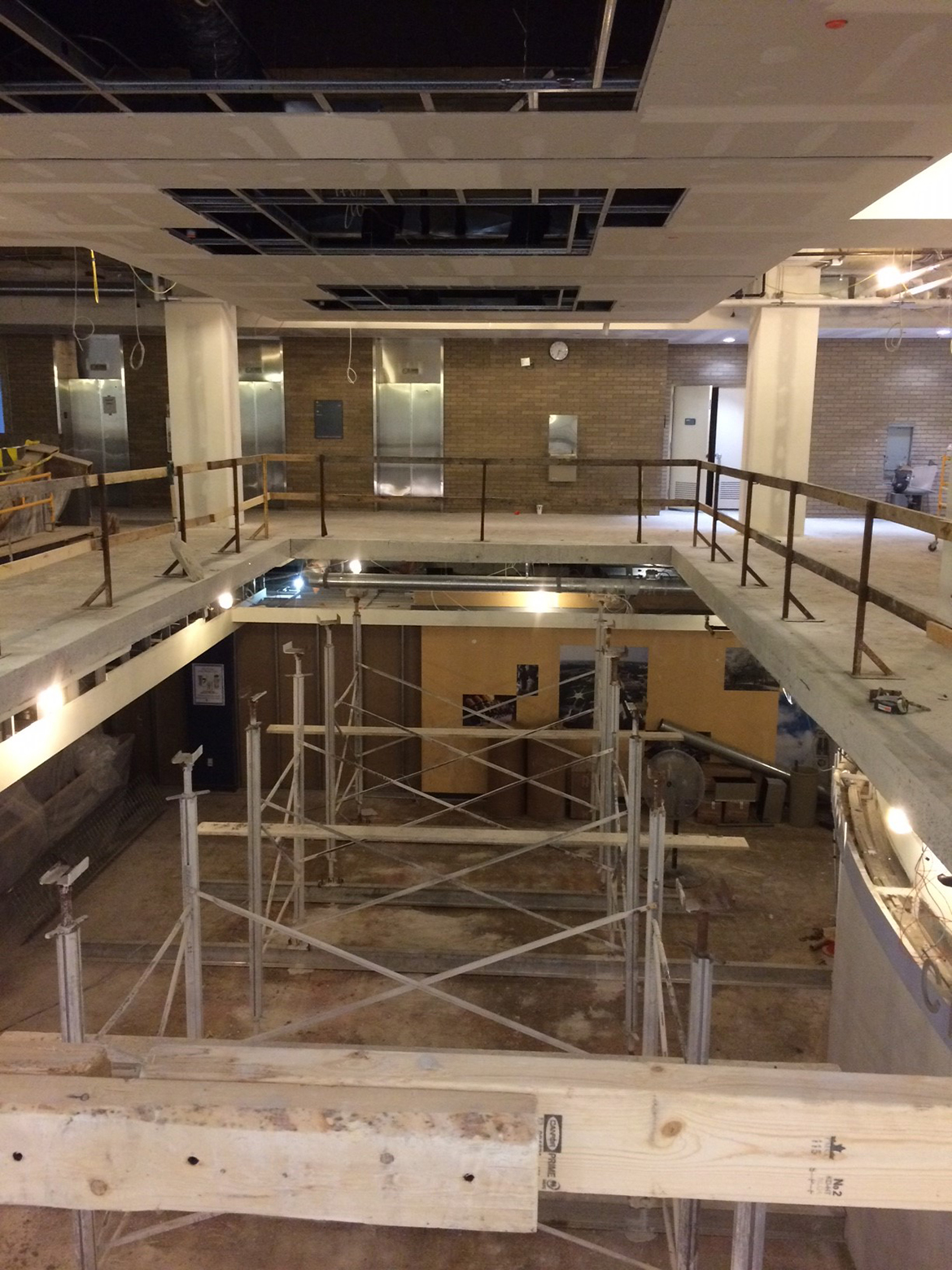 Atrium construction Atrium construction
