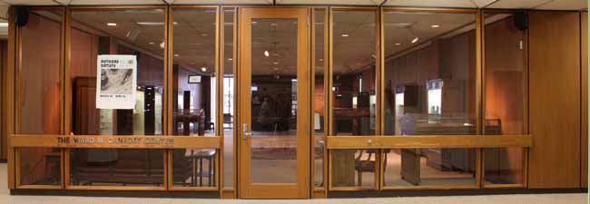 Enterance to the Ward M. Canaday Center, Click on the door to enter