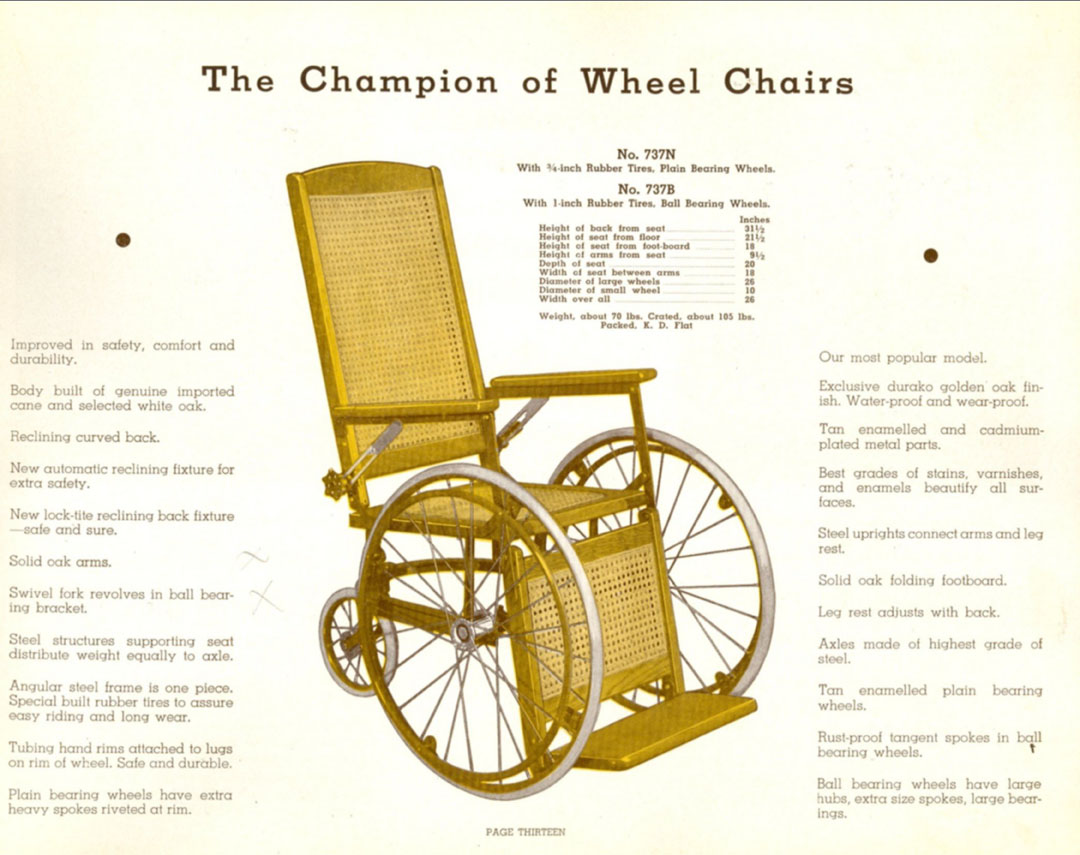 Gendron wheelchair ad