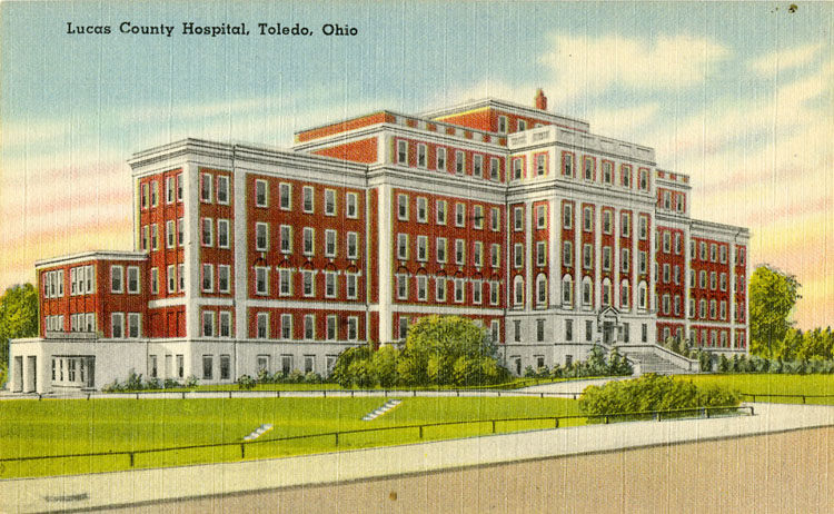 Maumee Valley Hospital Postcard