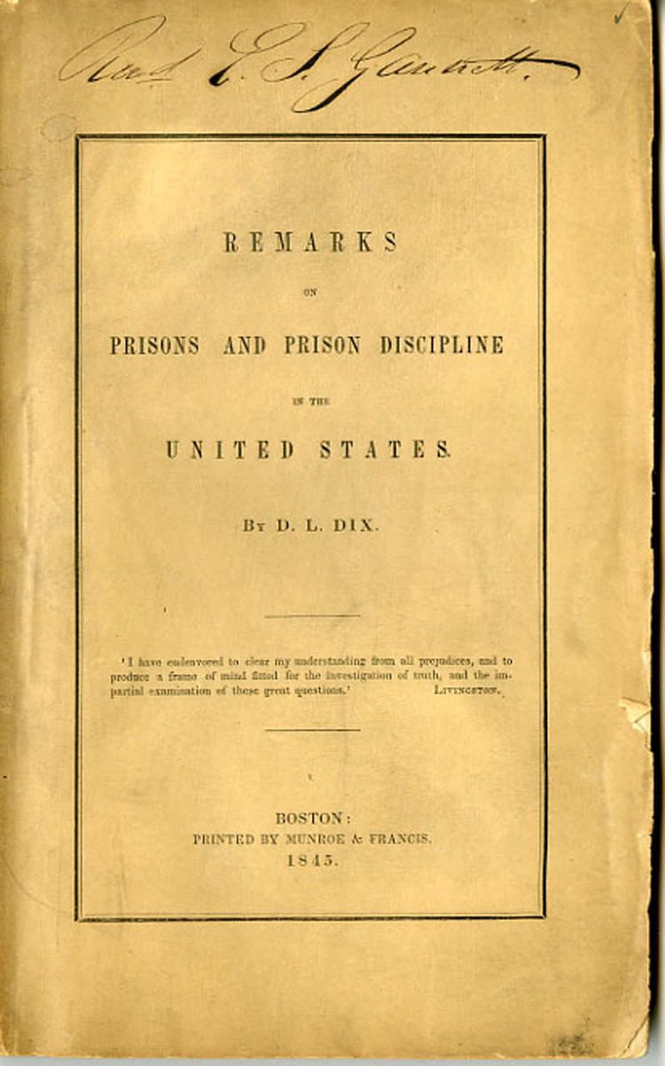 cover page of prison survey