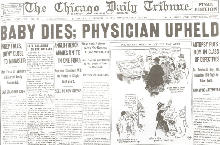 Euthanasia article 1918