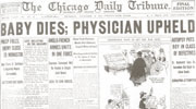 1918 article on euthanasia in the Chicago Daily Tribune