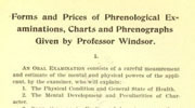 Phrenology exam prices and guidelines