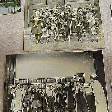 Children at the Charles Feilbach School for Crippled Children