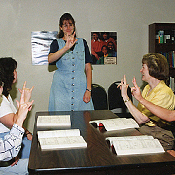 Sign Language class