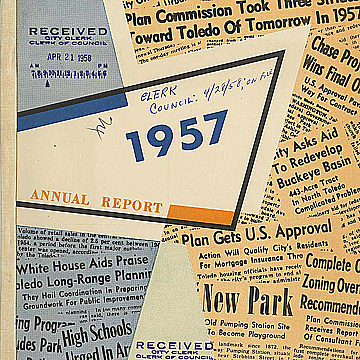 Toledo Plan Commission report from 1957