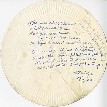 Paper plate poem