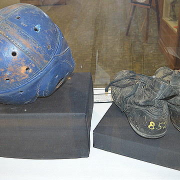 Ron Spilis Collection, Football Uniform, 1948 (rear view)