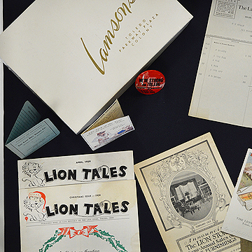 Lamson's and Lion Store memorabilia