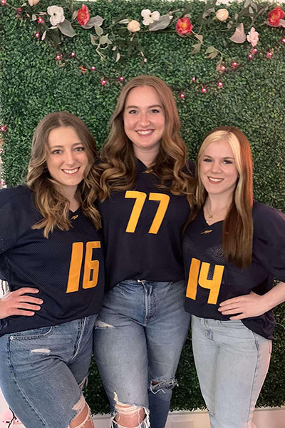Hannah post, kelsie ruble, and megan knight