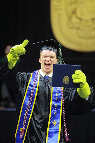 josh randolph as rocky at graduation
