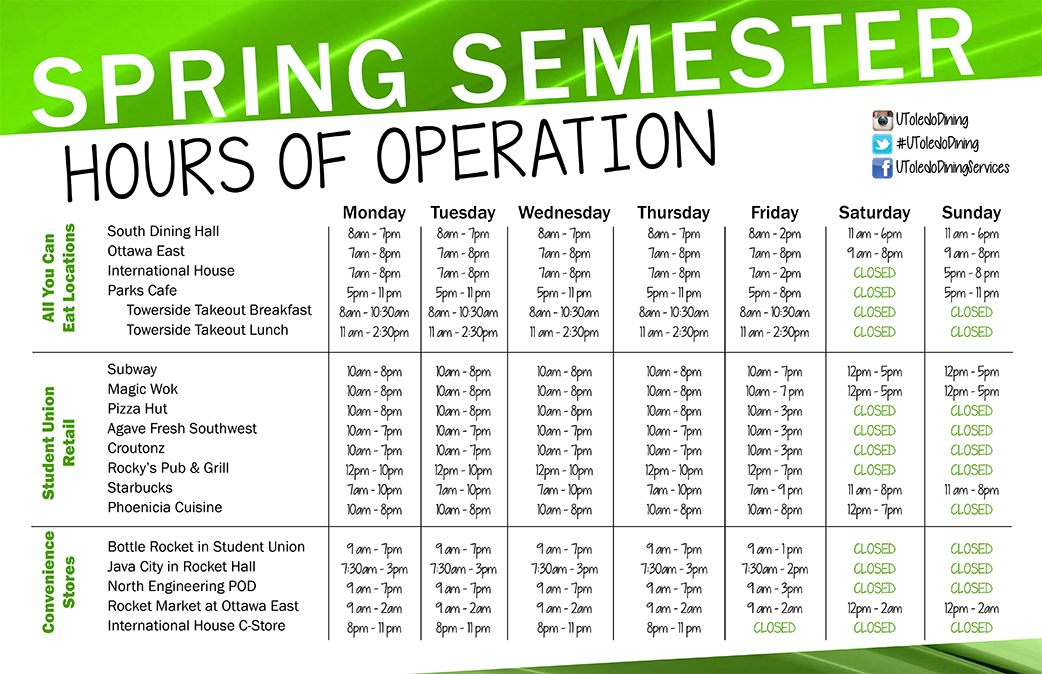 Meal Plans Home Dining Hours