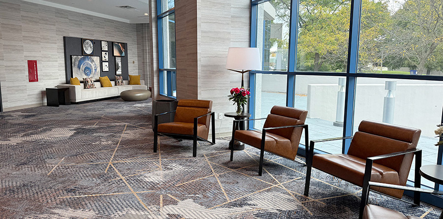 Photo of inside of Delta Hotel, where the symposium will be held.