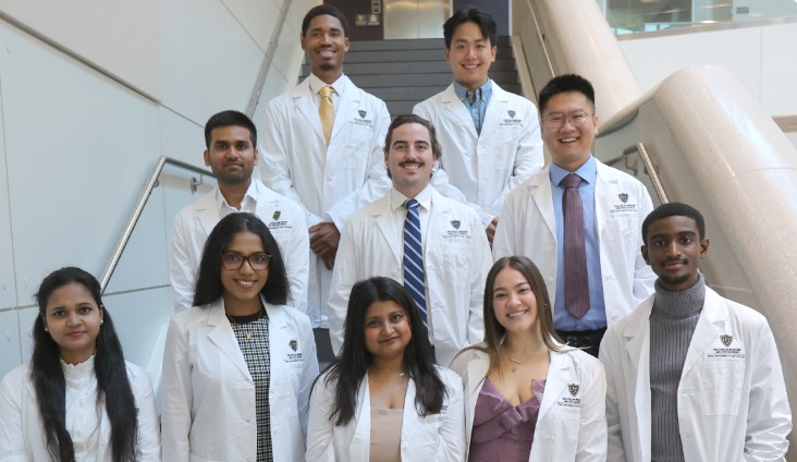 Photo of fall 2025 BMSP Cell & Cancer Biology track first year students