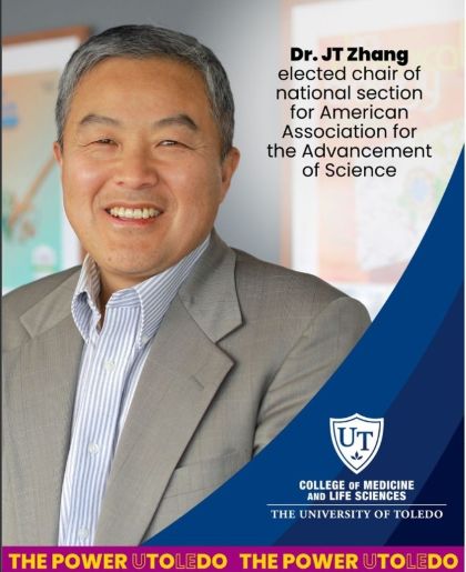 AAAS election photo of Dr. JT Zhang 