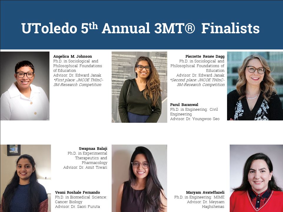 Image of Univ Toledo 3MT competitors