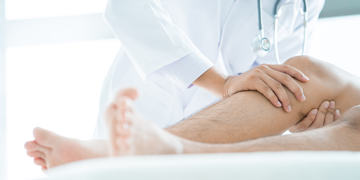 Stock photo of therapist with patient. 