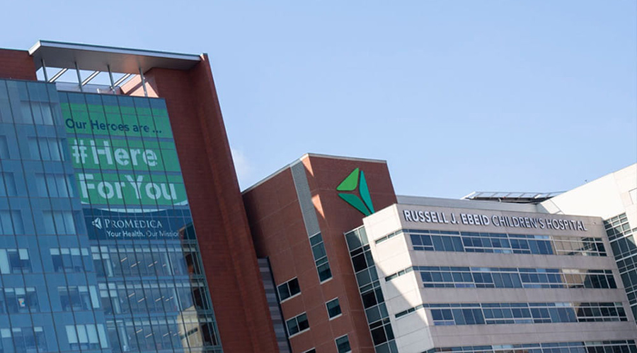 ProMedica Russell J. Ebeid Children’s Hospital exterior