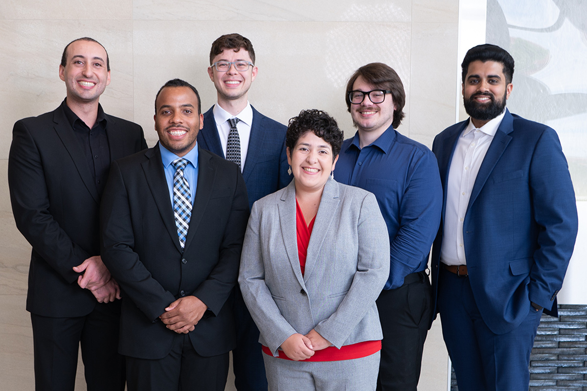 First-year residents in a group photo