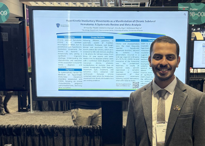  Dr. Ba Theeb attending the 2026 AAN Conference 