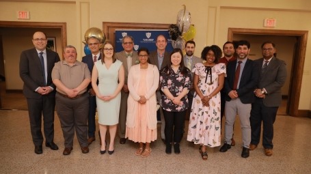 neurology faculty at resident graduation