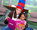 Reading Dr. Seuss book