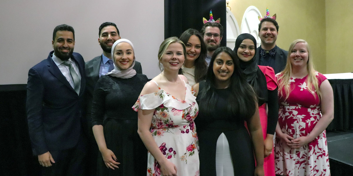 Photo of recent graduated residents