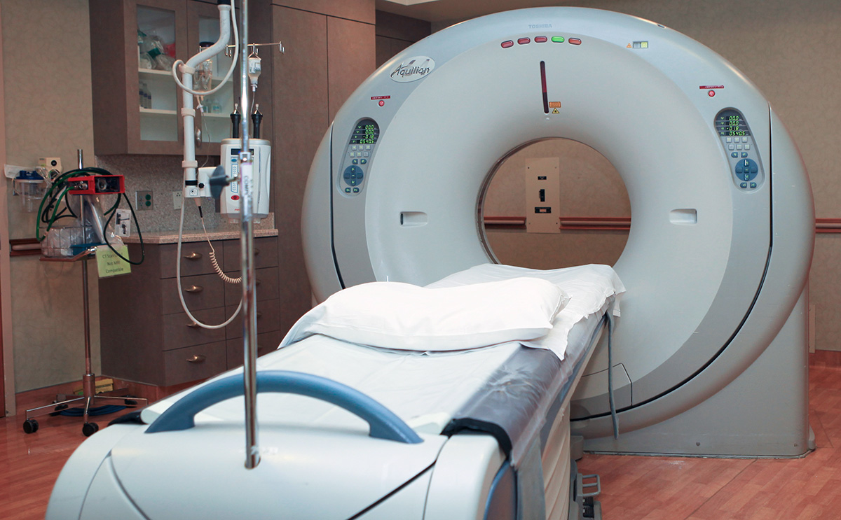 Radiology CT scanner